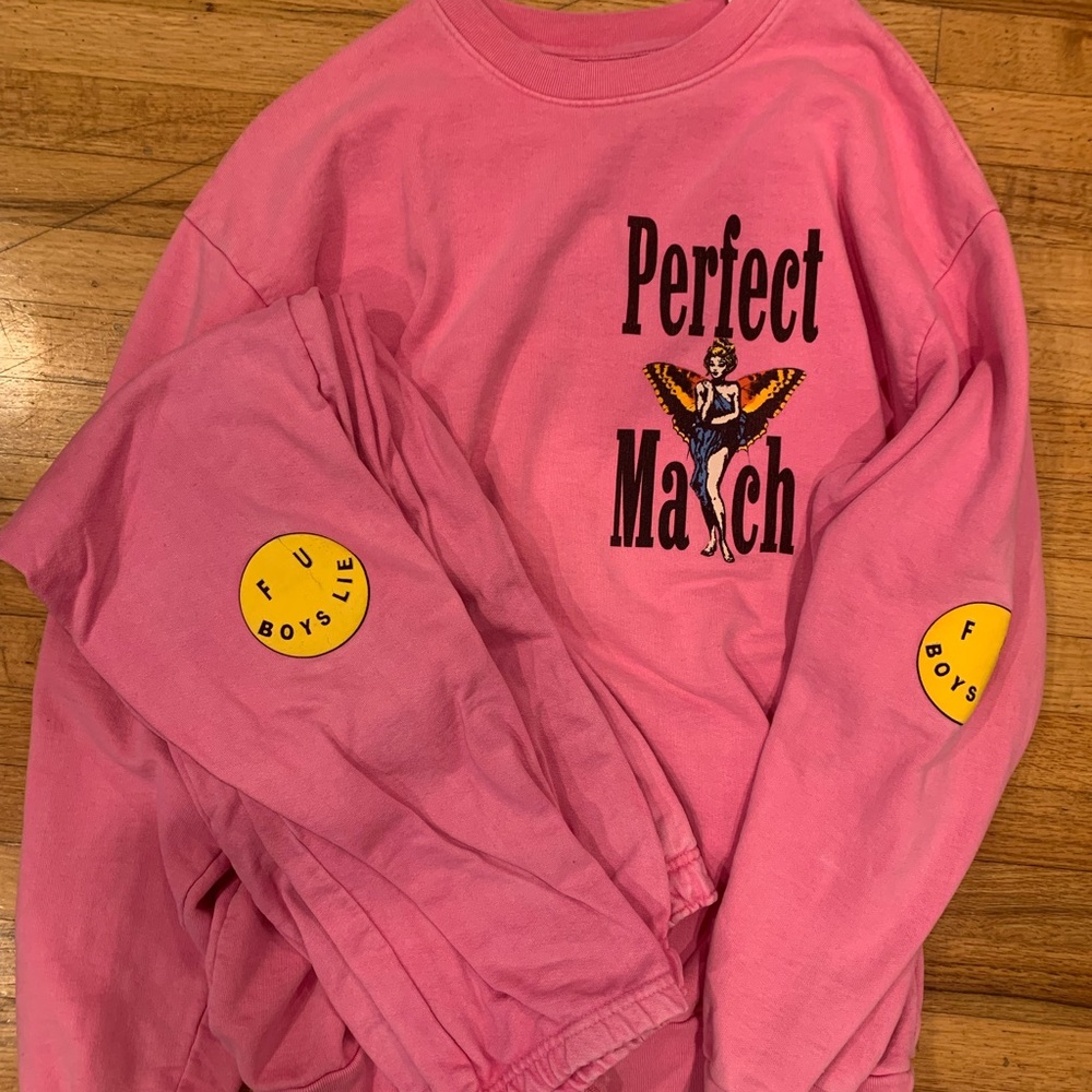 Perfect Match Boys Lie Sweatsuit Set